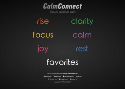 CalmConnect Screenshot